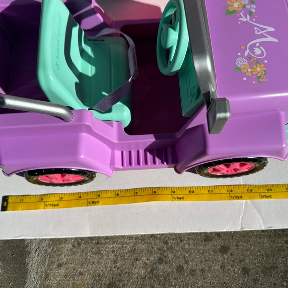 American Girl Purple and Teal Adventure Jeep - Picture 10 of 10